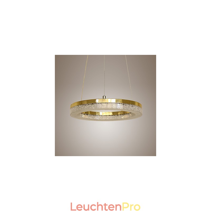 Kristall Pendelleuchte Goldene Moderne Lampe