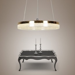 Kristall Pendelleuchte Goldene Moderne Lampe