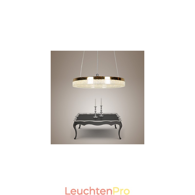 Kristall Pendelleuchte Goldene Moderne Lampe